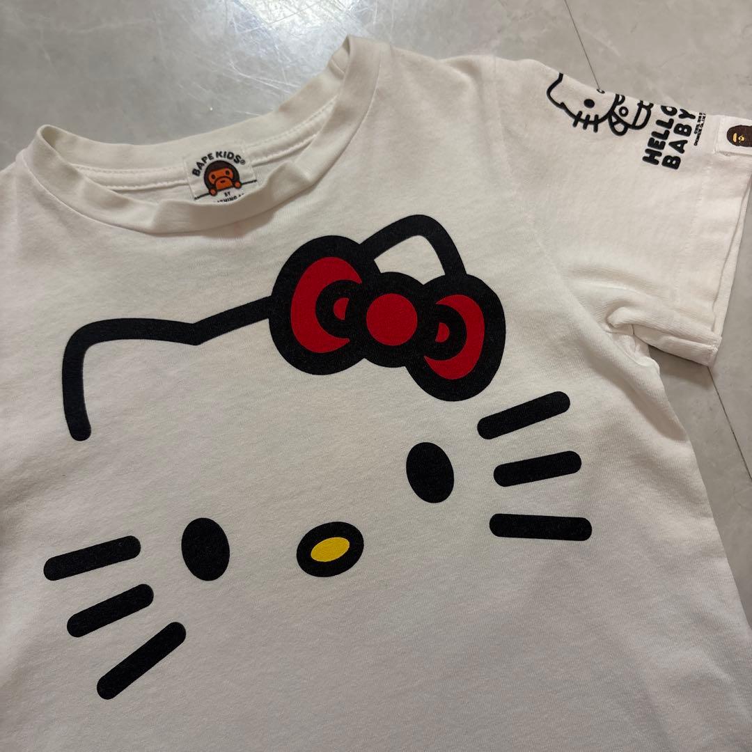 BAPE KIDS ハローキティ コラボ Tシャツ ①