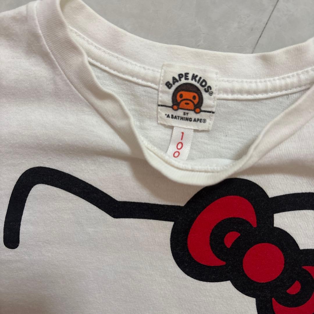 BAPE KIDS ハローキティ コラボ Tシャツ ①