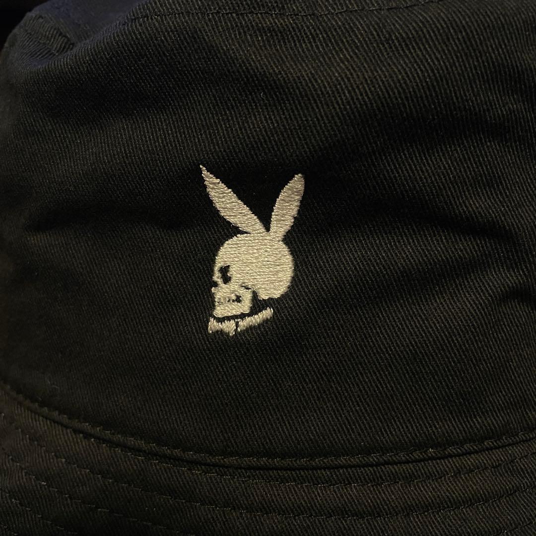 プレイボーイ　バケットハット　スカルバニー