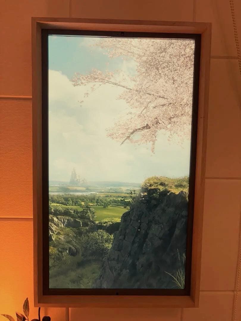 【美品】 atmoph window 2 Disney 木製カリモク