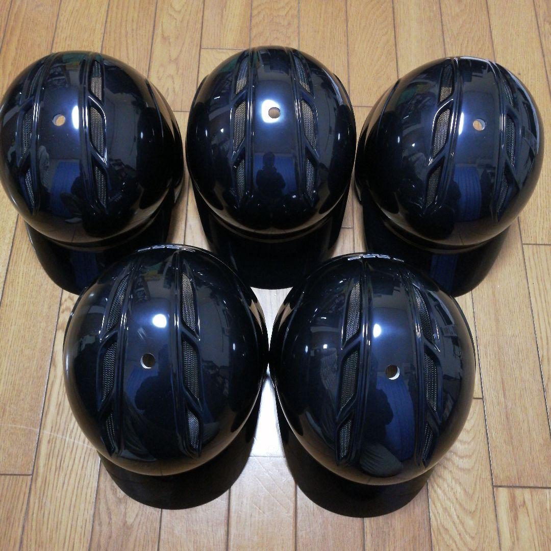 未使用品ZETT BHL370 ブラック　ヘルメット　Lサイズ3ケ　Oサイズ2ケ