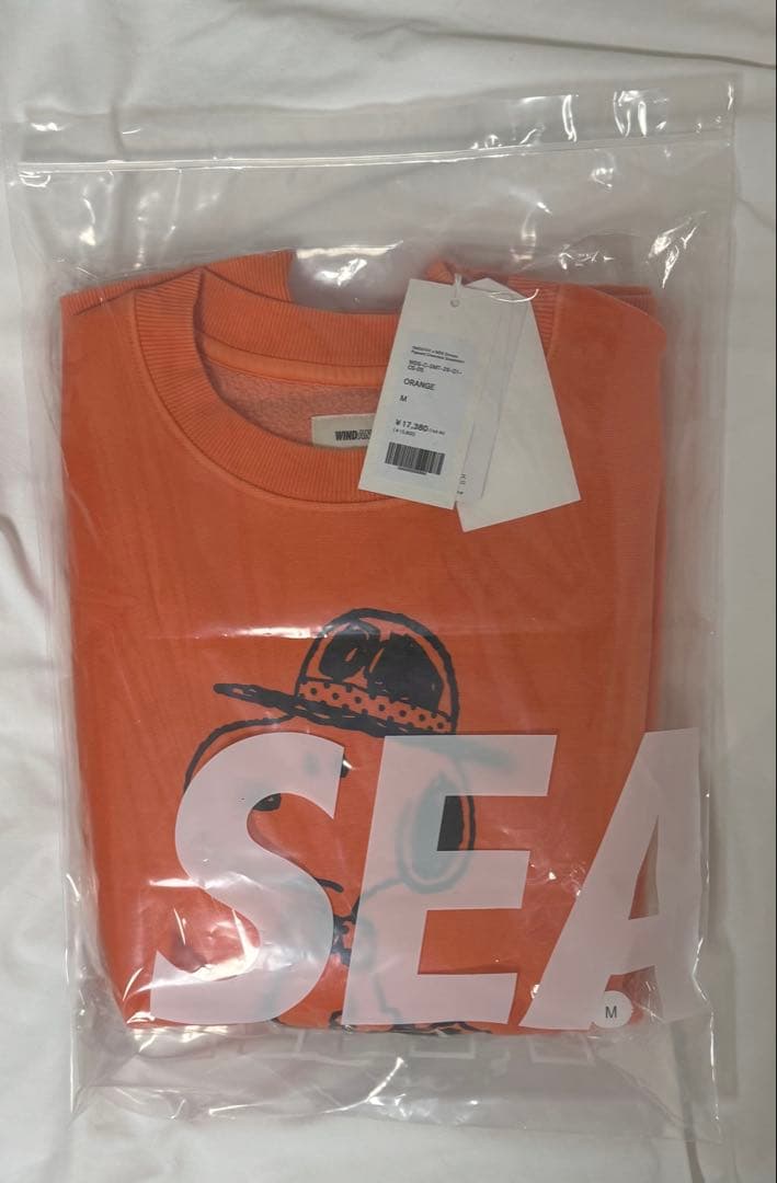 SMOOTHY x WDS Snoopy オレンジ　M