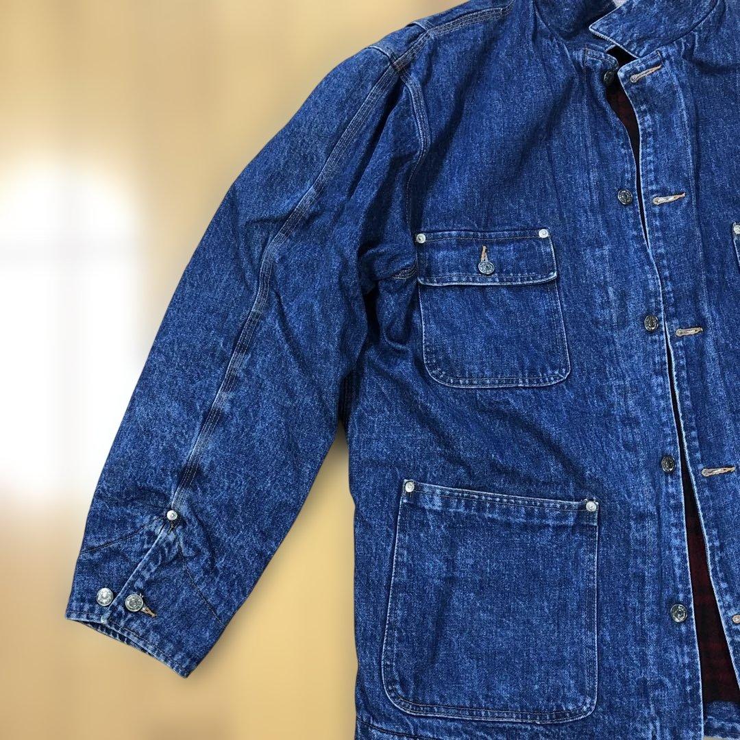 美品 Polo Ralph Lauren デニムカバーオール 白タグ　Lサイズ