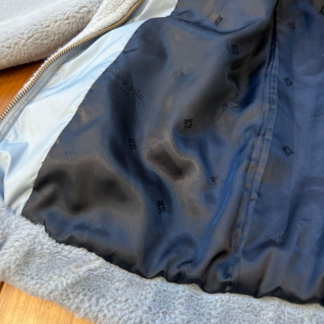 ケイトスペード　フェイクファーパーカー160センチ　クリーニング済み