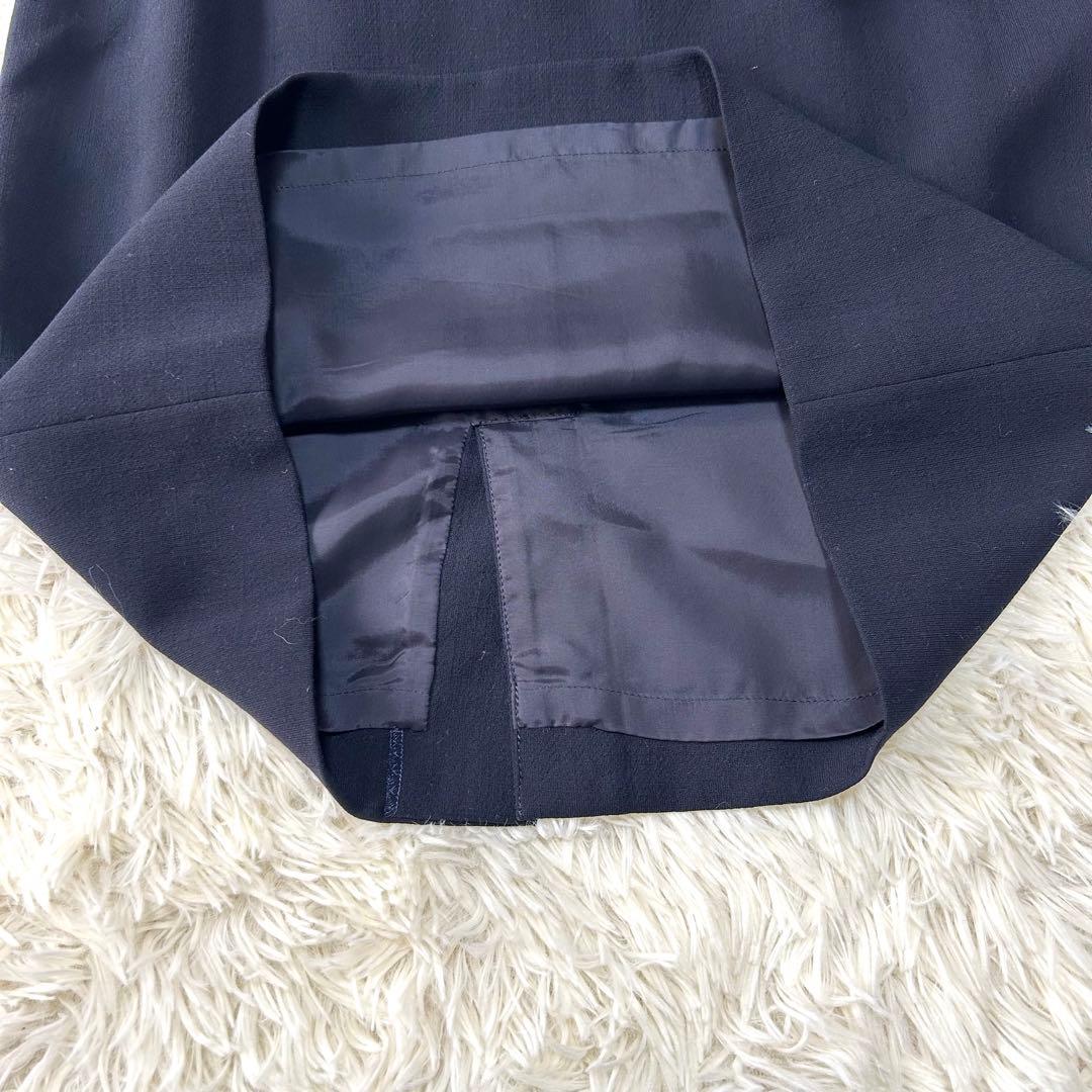 美品✨ バーバリー スカートスーツ セットアップ ダークネイビー 40