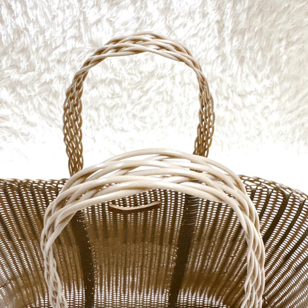 ⭐︎美品　PALOROSA パロローサ　かごバック　トート　ベージュ　グレージュ