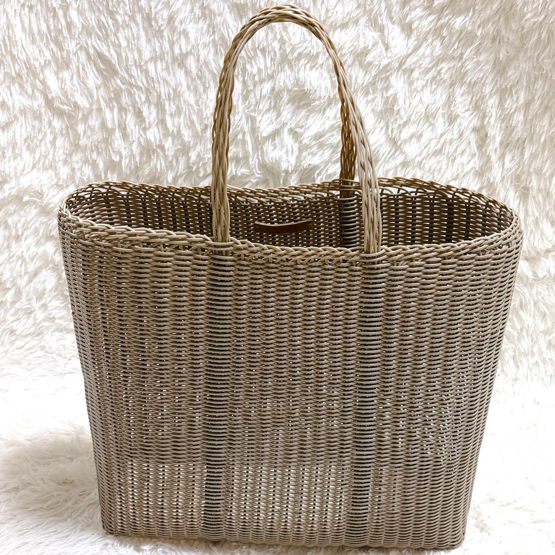 ⭐︎美品　PALOROSA パロローサ　かごバック　トート　ベージュ　グレージュ