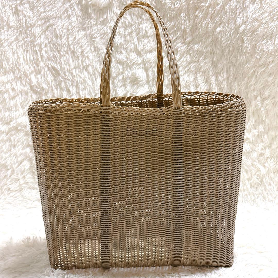 ⭐︎美品　PALOROSA パロローサ　かごバック　トート　ベージュ　グレージュ