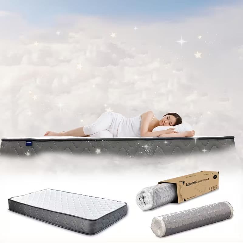 【新品】高級、厚さ21cm、120*195cmプレミアムスプリング式マットレス