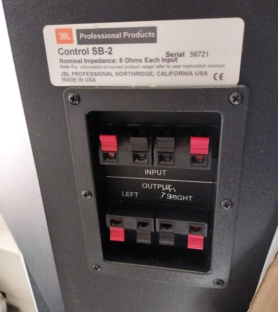 JBL コントロール　SB-2　サブウーファー　キズ欠け等あり中古期間限定値下げ