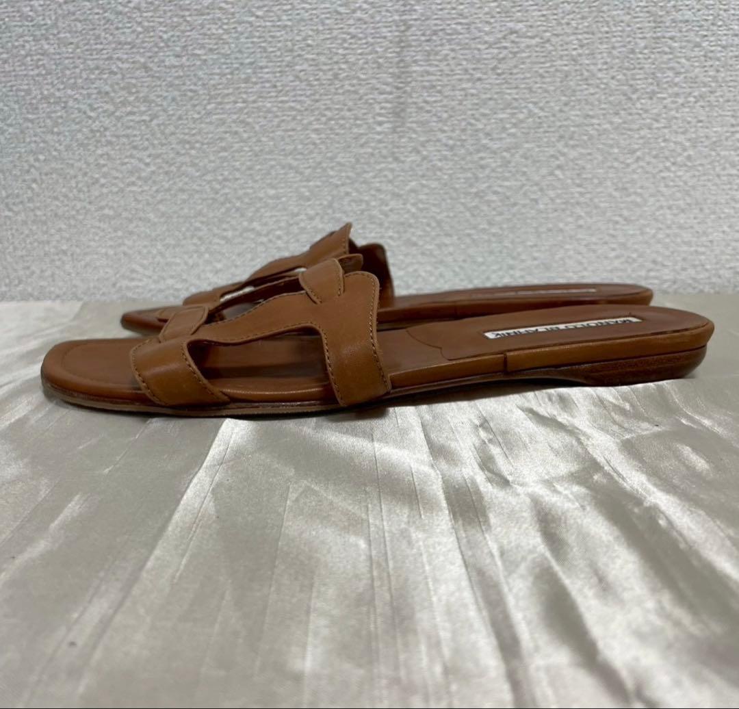 MANOLO BLAHNIKマノロブラニク　サンダル　37（23.5cm）