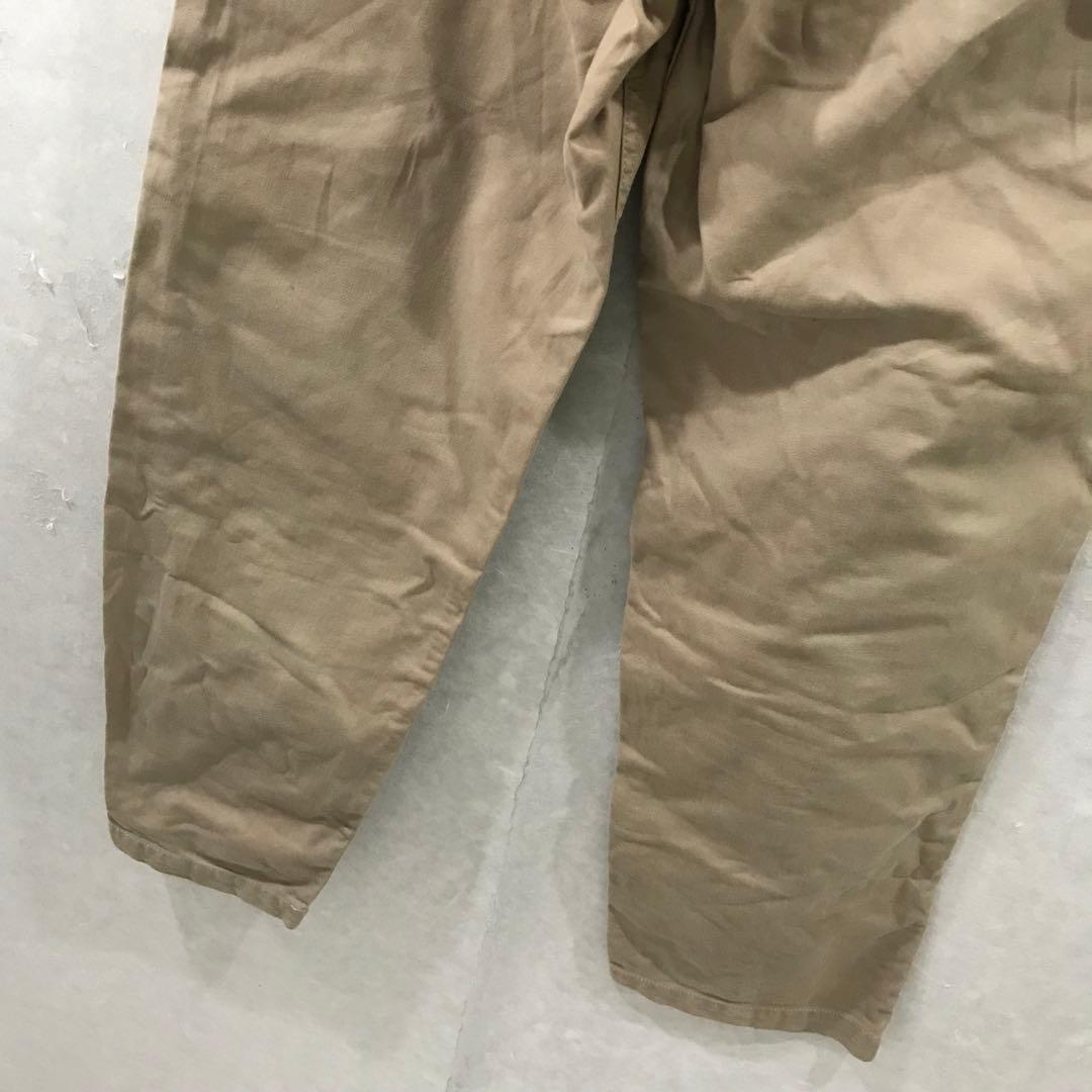 AVIREX ビッグロゴ カーゴパンツ ミリタリーパンツ ブラウン Ｌ