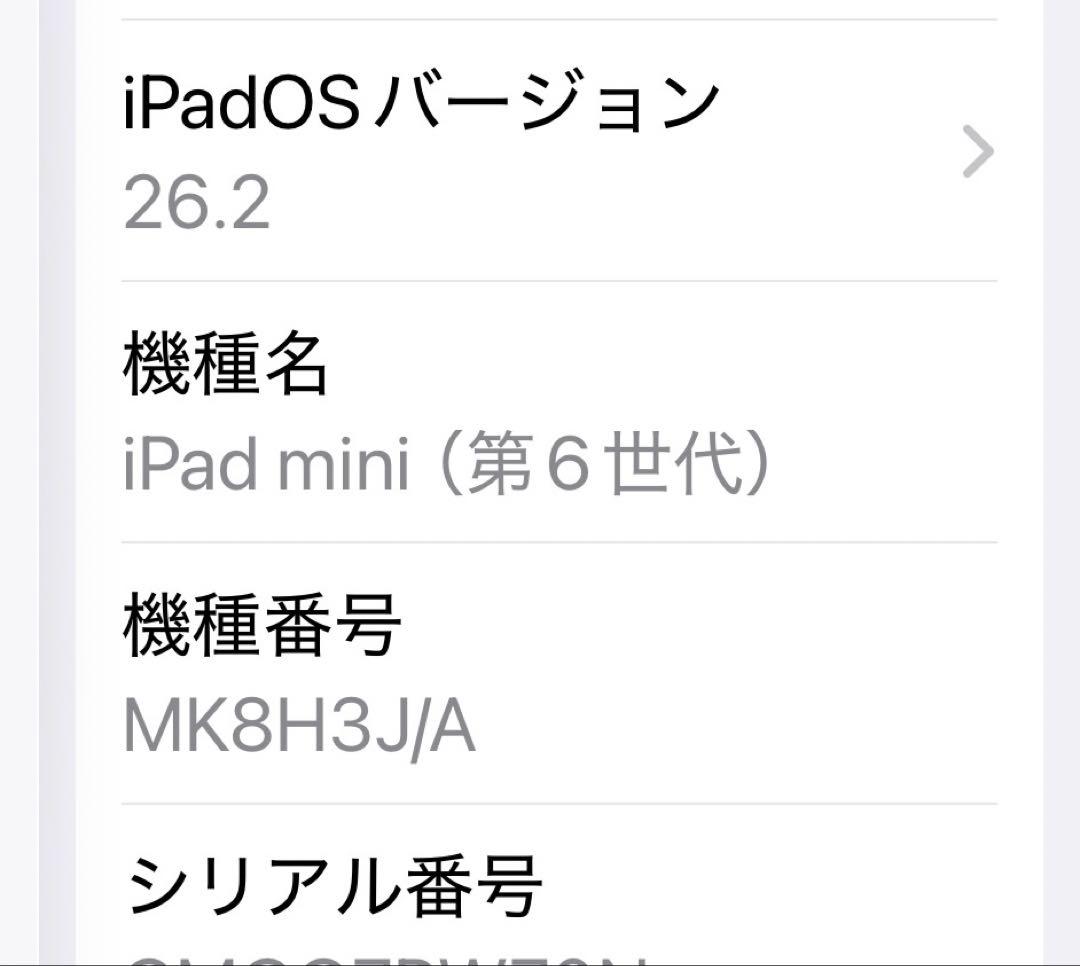 iPad mini 第6世代 Wi-Fi + Cellular 美品