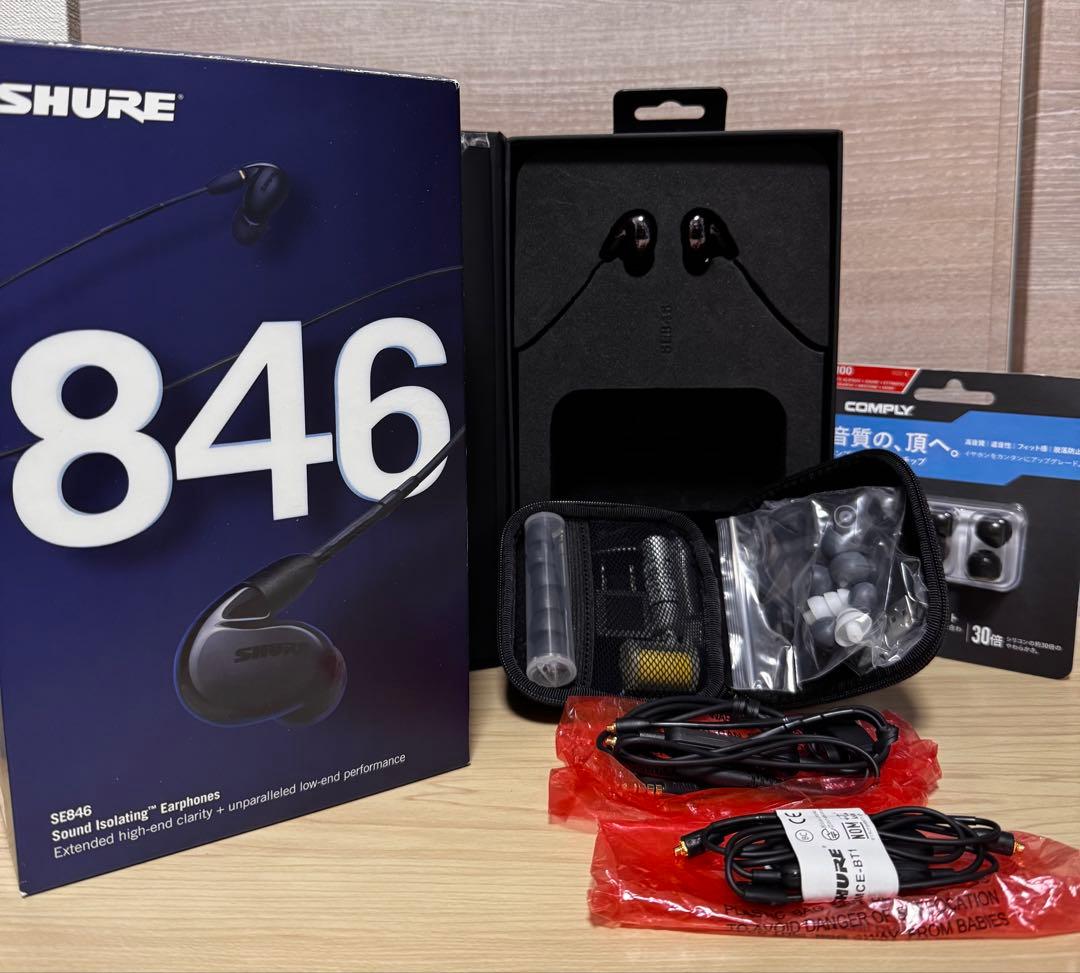 SHURE SE846&RMCE-BT1セットBluetooth COMPLY付