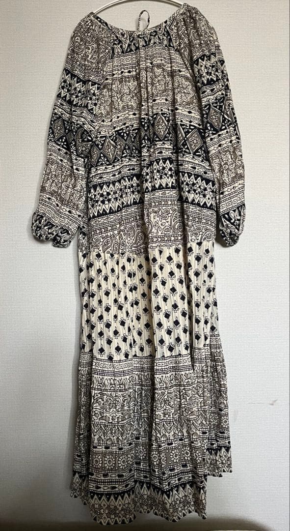 サラマリカ　Lurex Border Print Long Dress