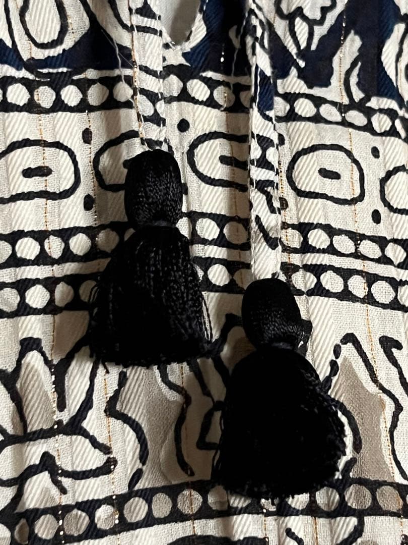 サラマリカ　Lurex Border Print Long Dress