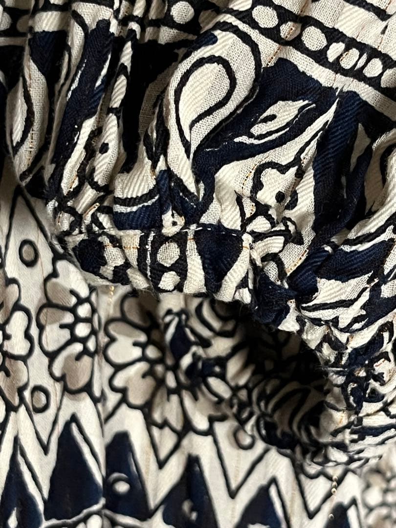 サラマリカ　Lurex Border Print Long Dress