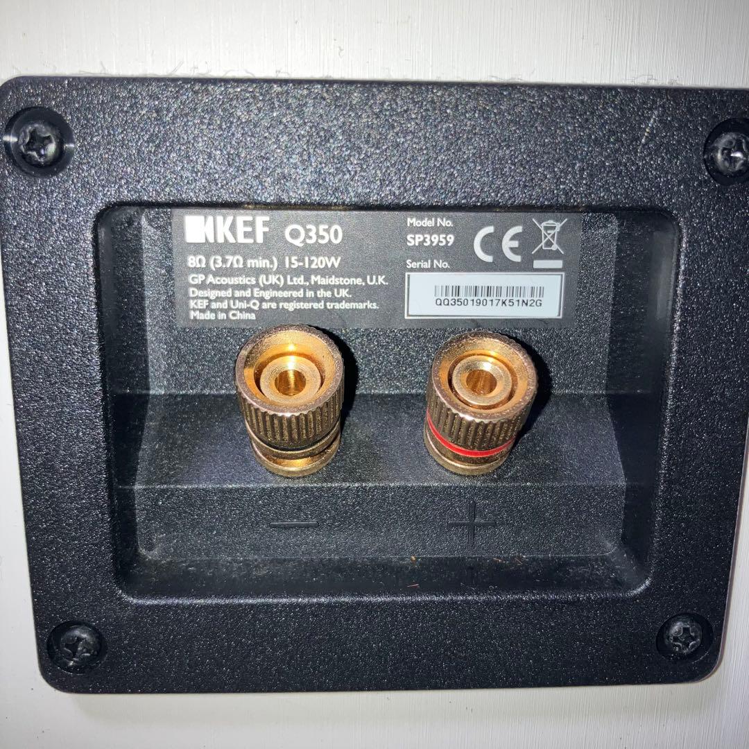KEF Q350 スピーカー ホワイト(ジャンク品扱い)