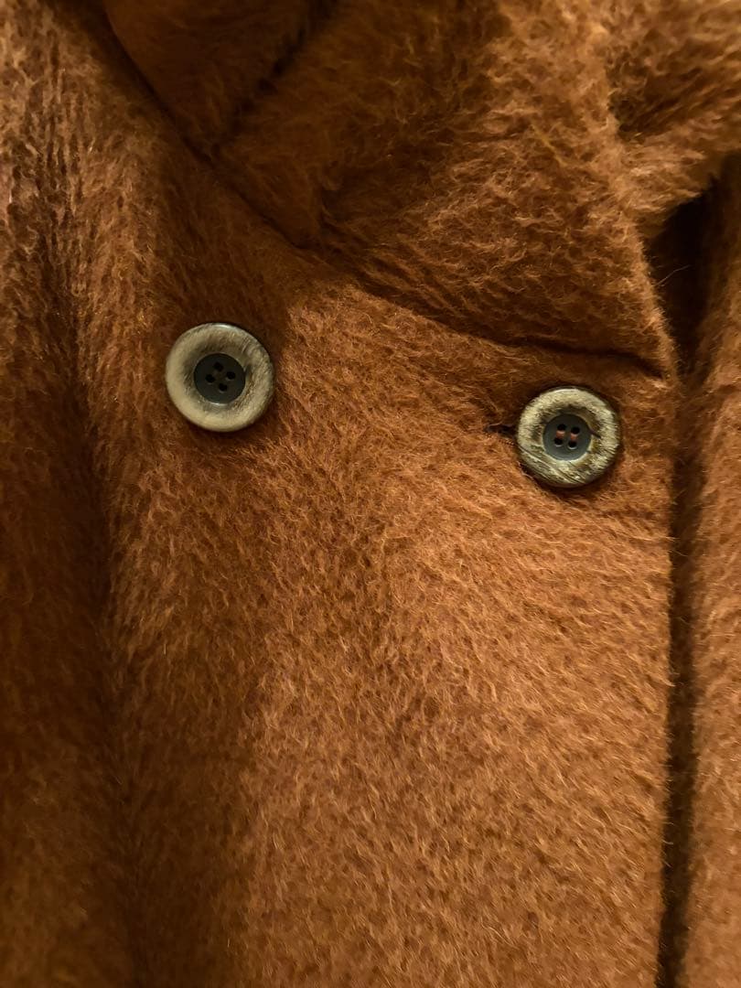 samuel ブラウン アルパカウール　コート