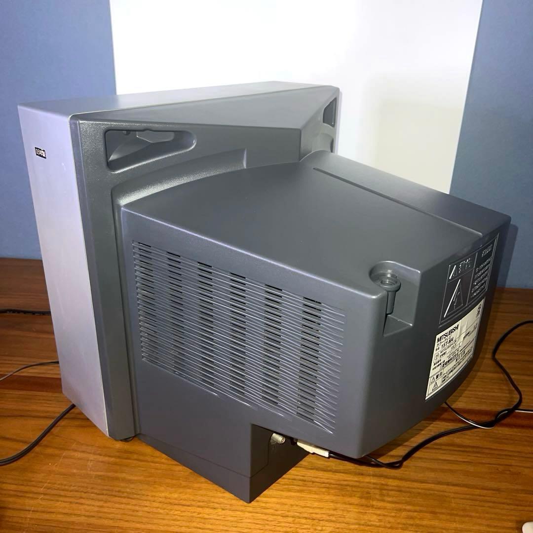 【レトロゲームセット】ツインファミコン&三菱電機 ブラウン管テレビ &チューナー