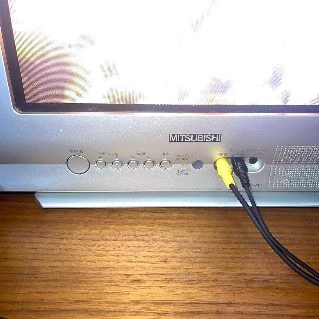 【レトロゲームセット】ツインファミコン&三菱電機 ブラウン管テレビ &チューナー