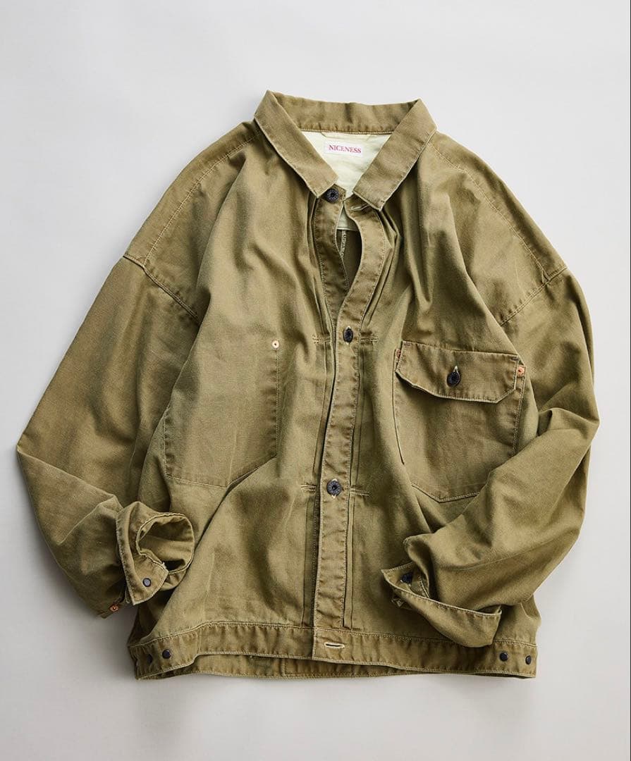 NICENESS ナイスネス H.THORNHILL ソーンヒル カーキ