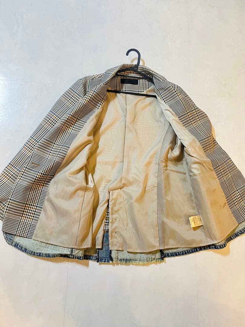 新品 未使用品 MICALLE MICALLE チェック柄　ジャケット