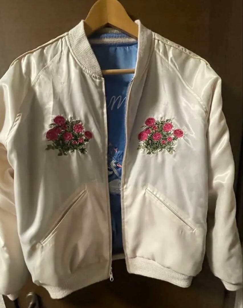 BEAMS×ルルメリー リバーシブルスカジャン