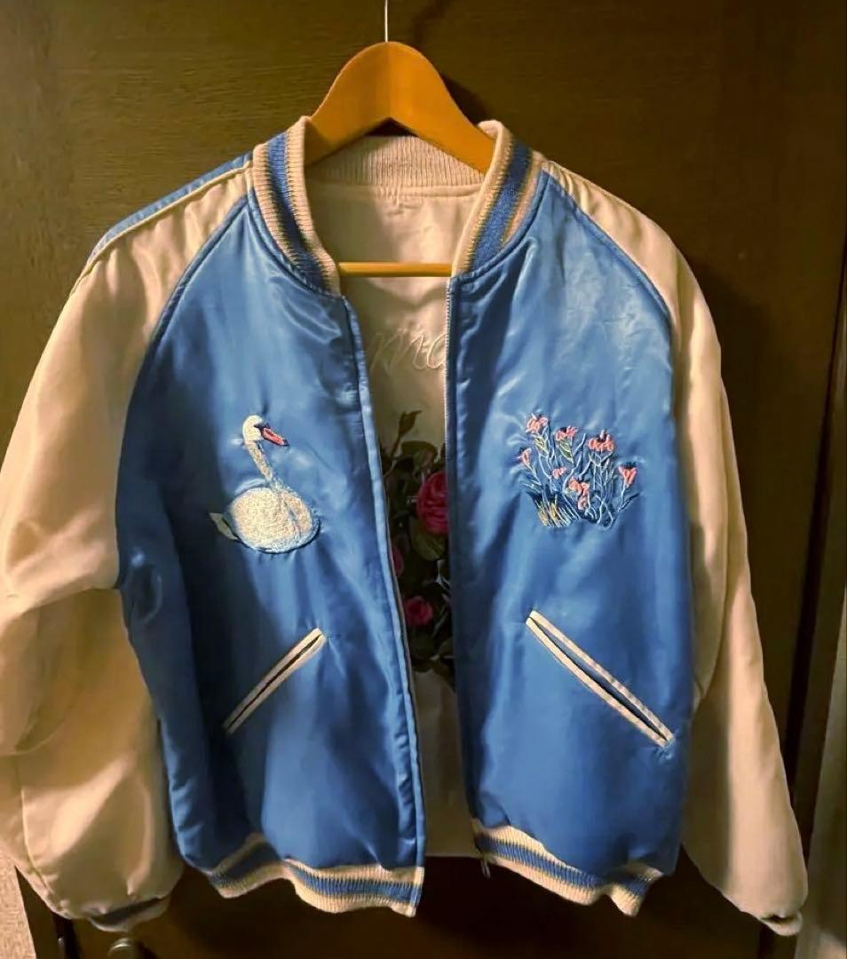 BEAMS×ルルメリー リバーシブルスカジャン