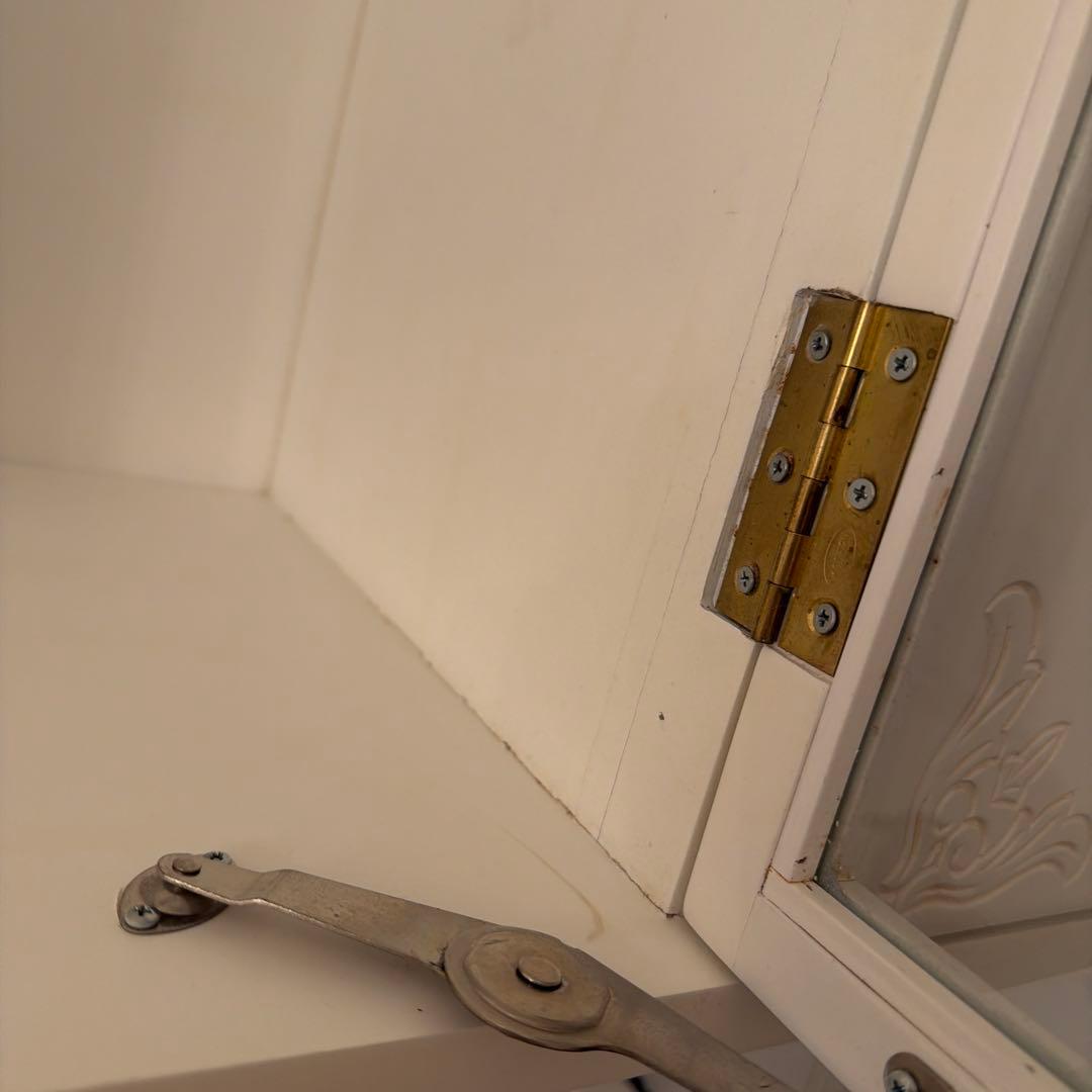 アンティーク　キャビネット　猫足　姫系家具　ロココ調