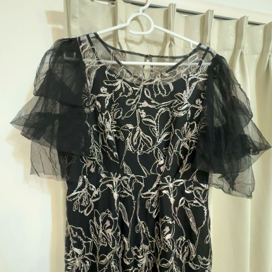 LERURE リルアー Fluffy sleeve pencil dress