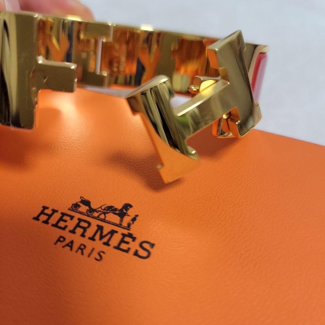 HERMES クリックH クリッククラック　バングル ゴールド　ブレスレット