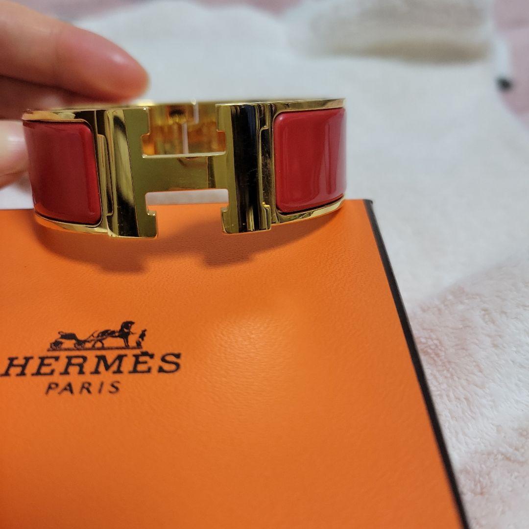HERMES クリックH クリッククラック　バングル ゴールド　ブレスレット