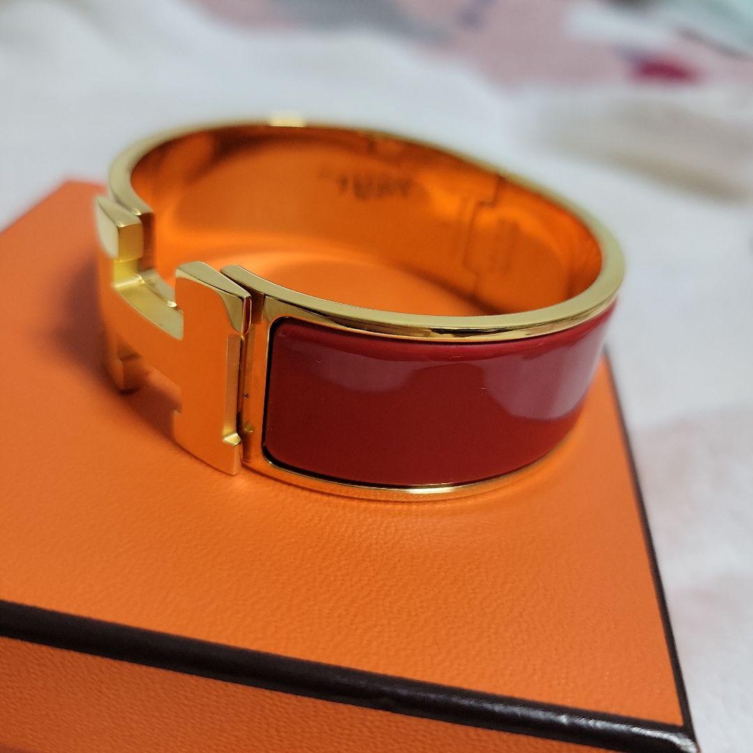 HERMES クリックH クリッククラック　バングル ゴールド　ブレスレット