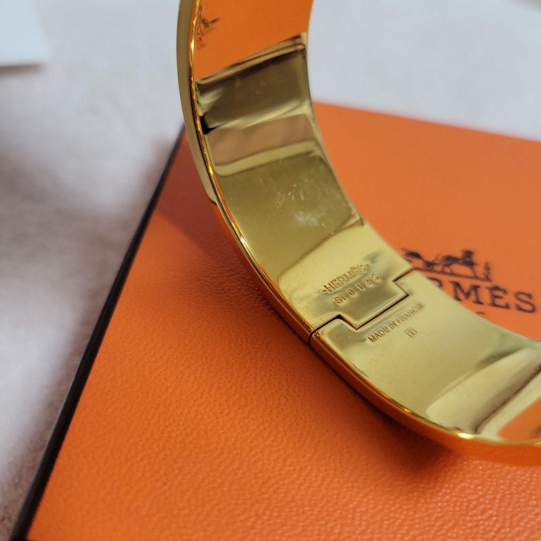 HERMES クリックH クリッククラック　バングル ゴールド　ブレスレット