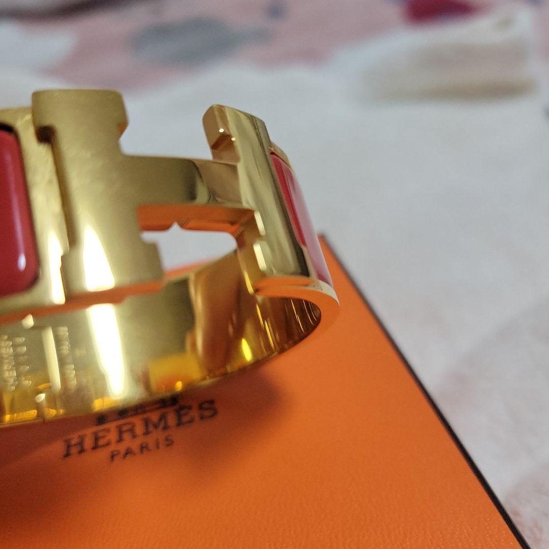 HERMES クリックH クリッククラック　バングル ゴールド　ブレスレット