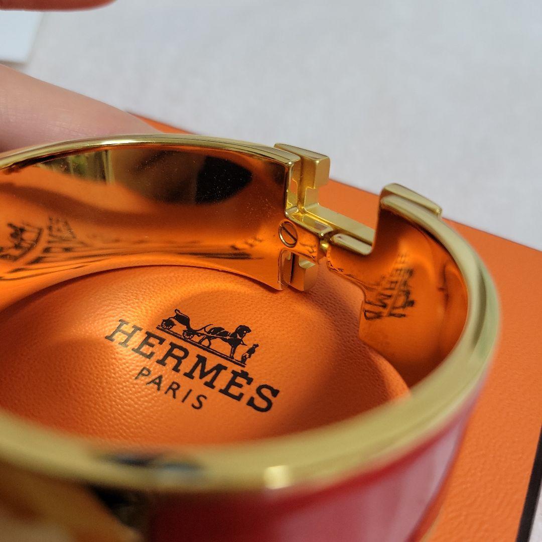HERMES クリックH クリッククラック　バングル ゴールド　ブレスレット