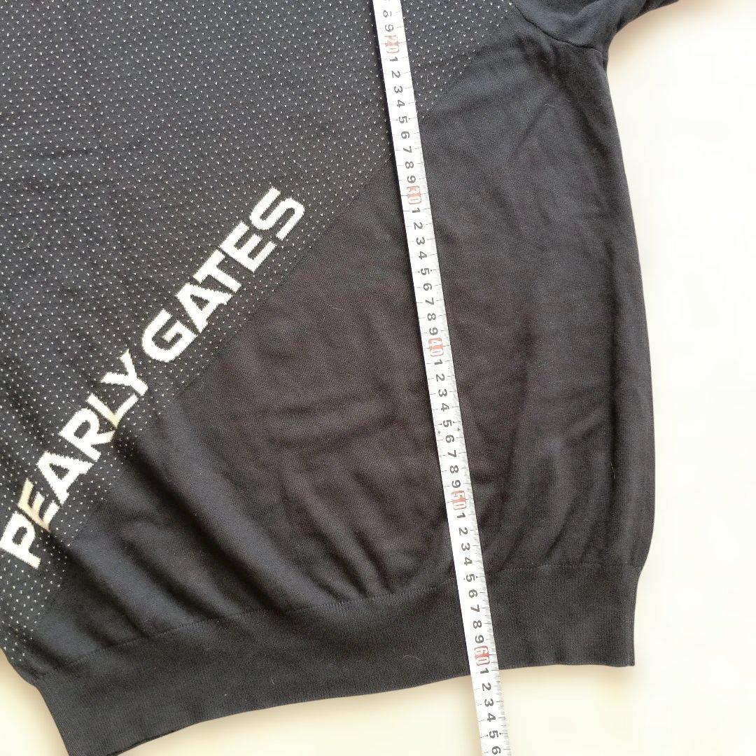 パーリーゲイツ　カシミヤタッチ　タートルネックセーター