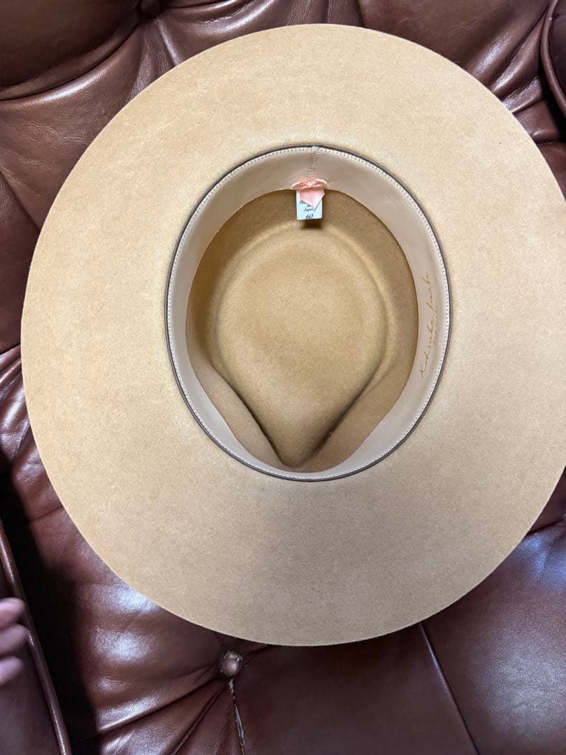 新品　帽子 Kohsuke Inaba コウスケ イナバ　ファーフエルト中折れ帽