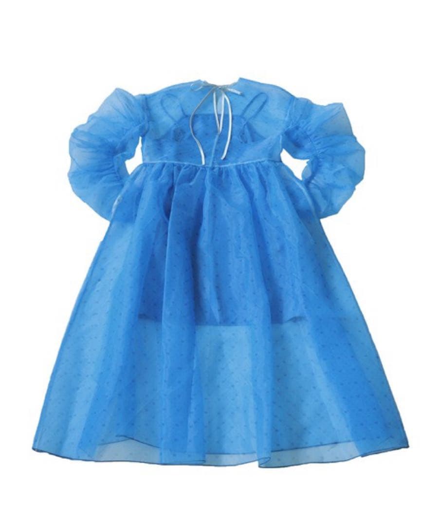 ownth青のチュールロングワンピース