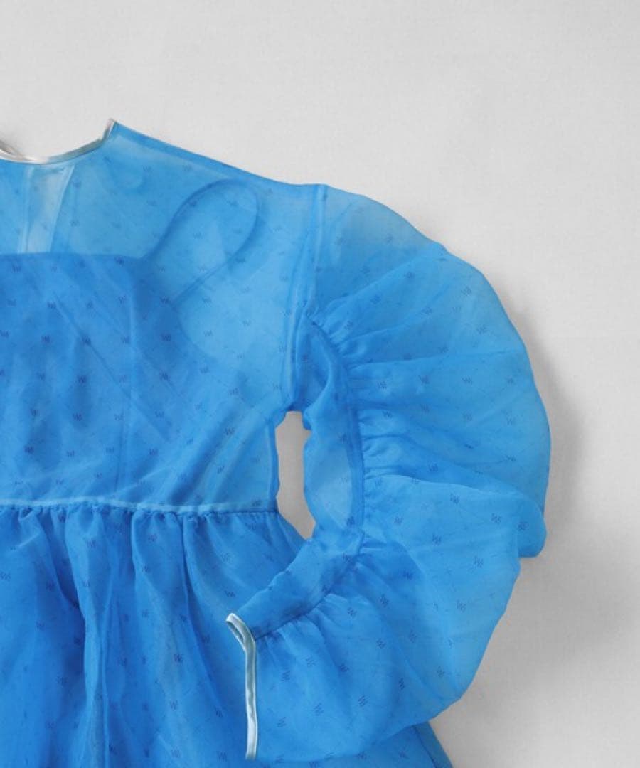 ownth青のチュールロングワンピース