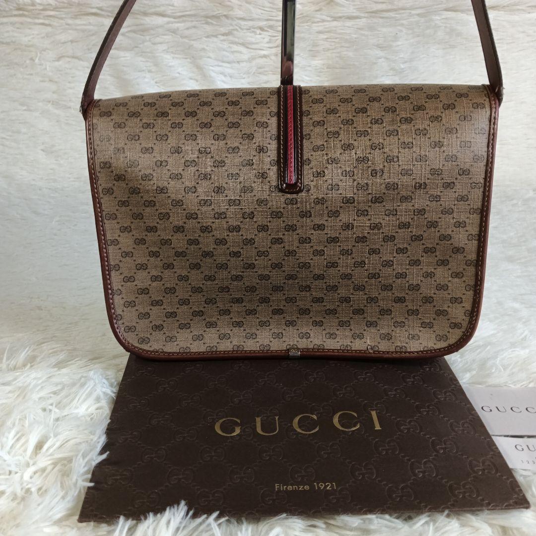 emission【GUCCI】グッチ　ショルダーバッグ　シェリーライン　✨