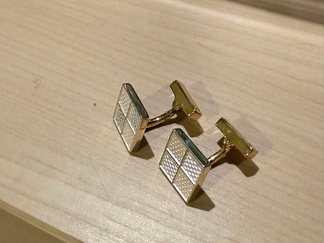 ⭕️正規品 ルイヴィトン カフリンクス カフス ag925 ダミエ4 美品