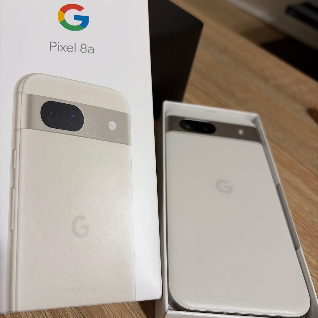 【ほぼ新品】Google Pixel 8a ホワイト 本体