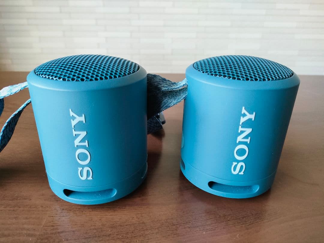 ソニー ワイヤレスポータブルスピーカー SRS-XB13 ライトブルー 2個