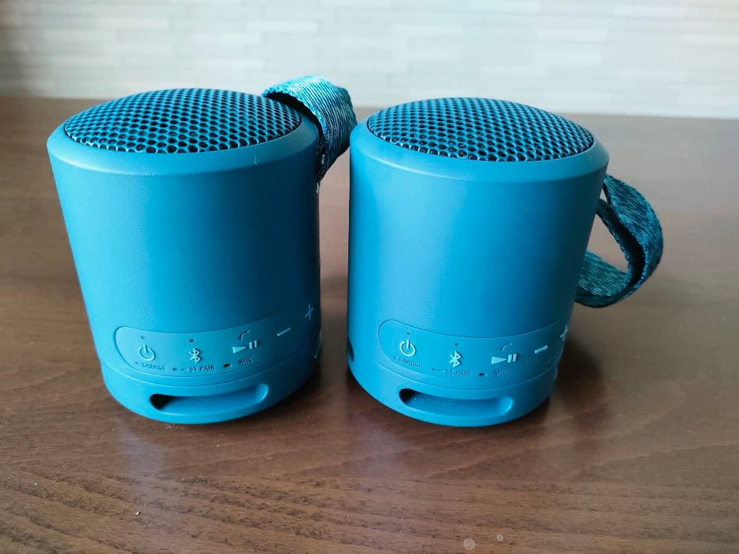 ソニー ワイヤレスポータブルスピーカー SRS-XB13 ライトブルー 2個