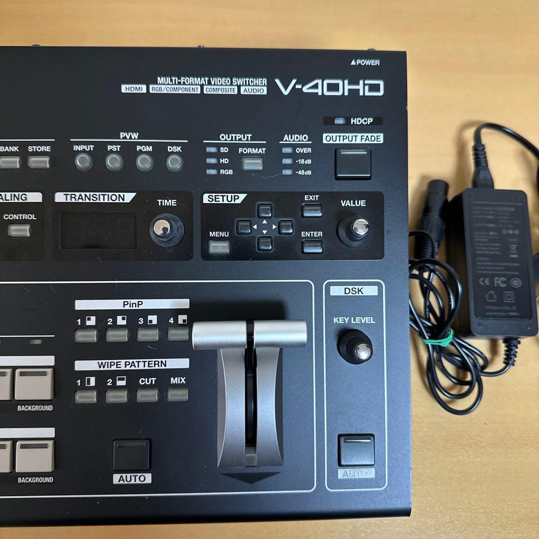 Roland V-40HD ビデオスイッチャー(リコール対象外機器)【中古品】