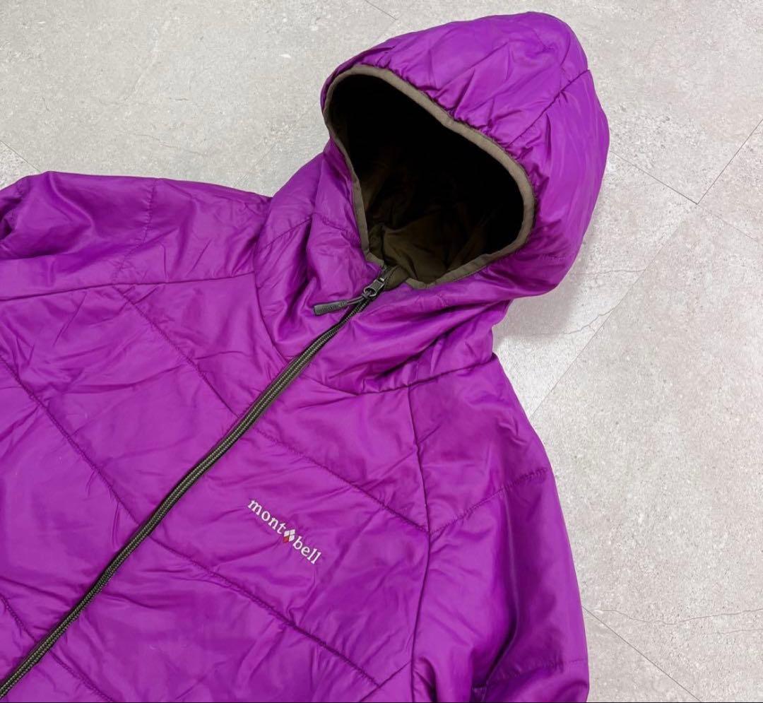 ジャケット・アウター mont-bell down parka purple brown M