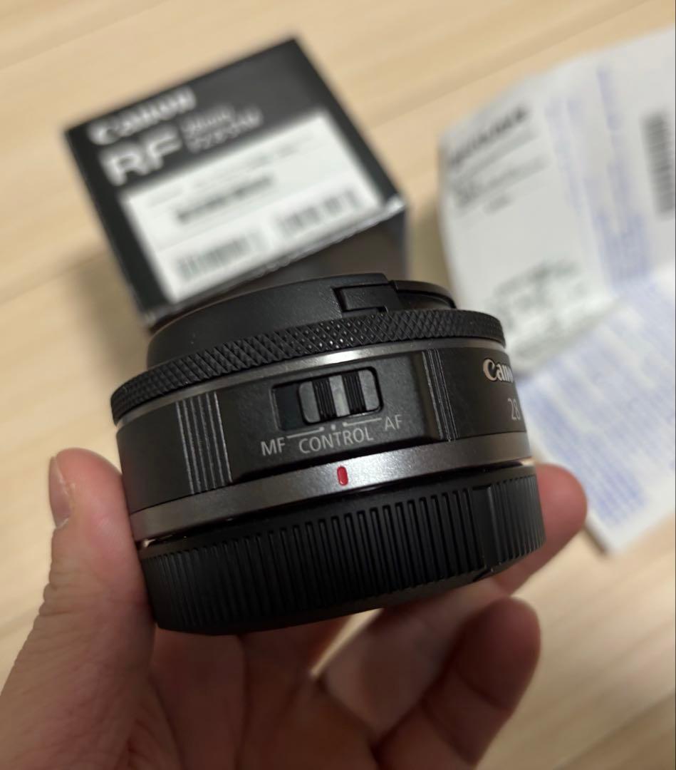 【使用1回】Canon RF 28mm F2.8 STM単焦点レンズ