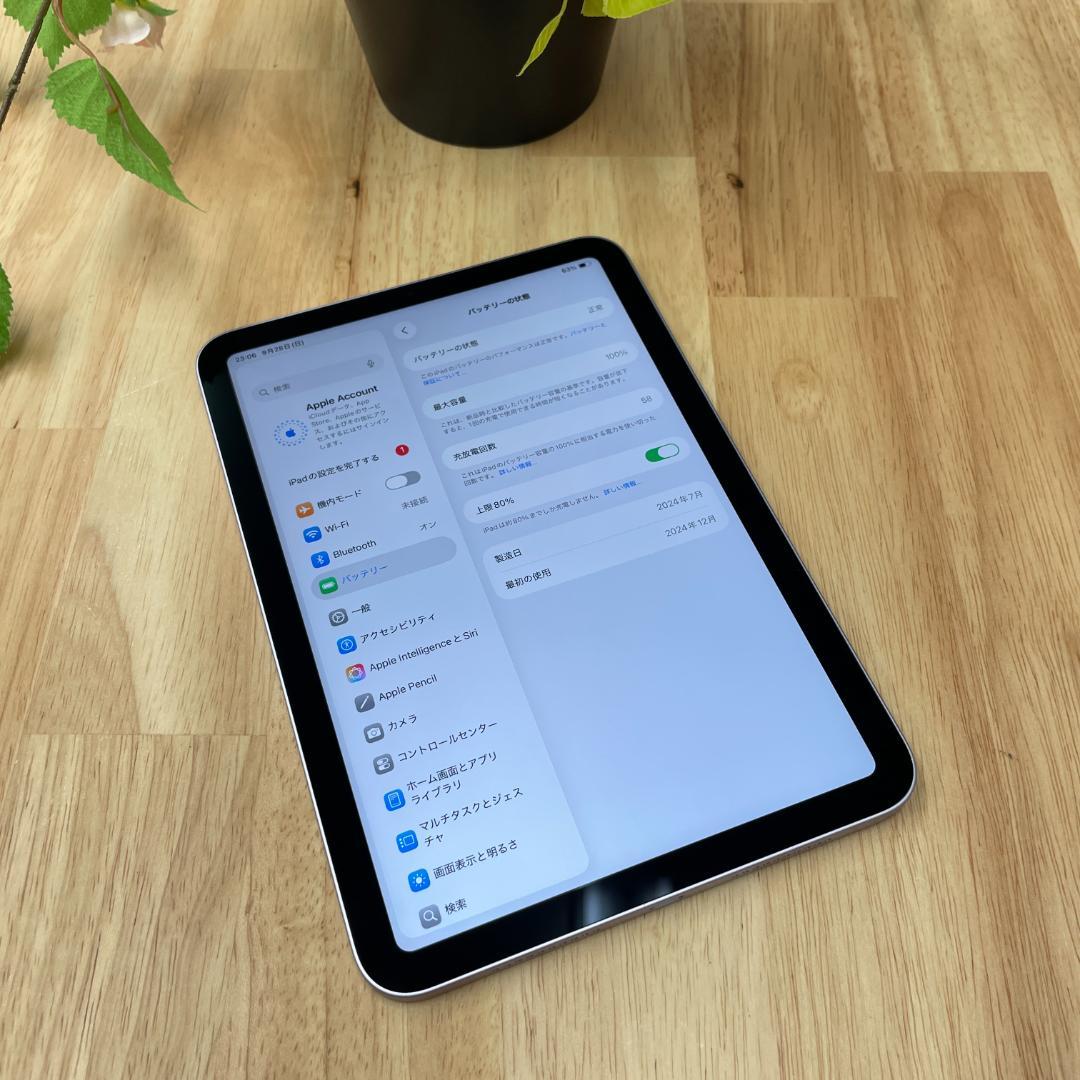 iPad Mini A17Pro 256GB パープル WiFi モデル